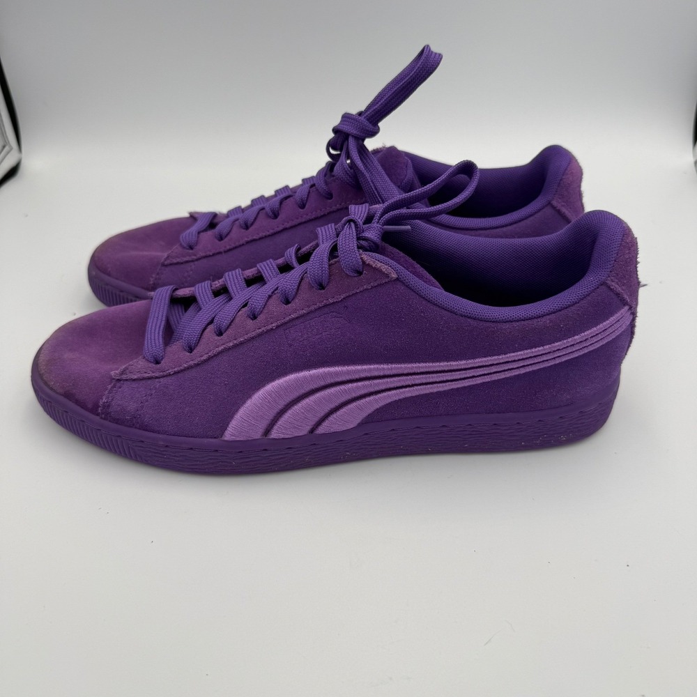 Puma Suede Classic Purple Monochromatic Mens Sneakers Shoes 362594-07 Size 9.5